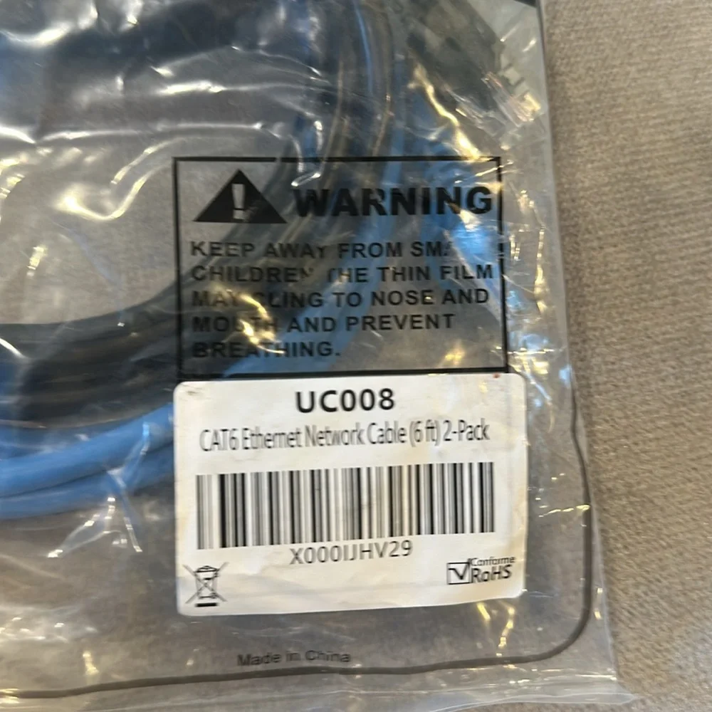 Brand new still in the package CAT 6 Ethernet Network cable